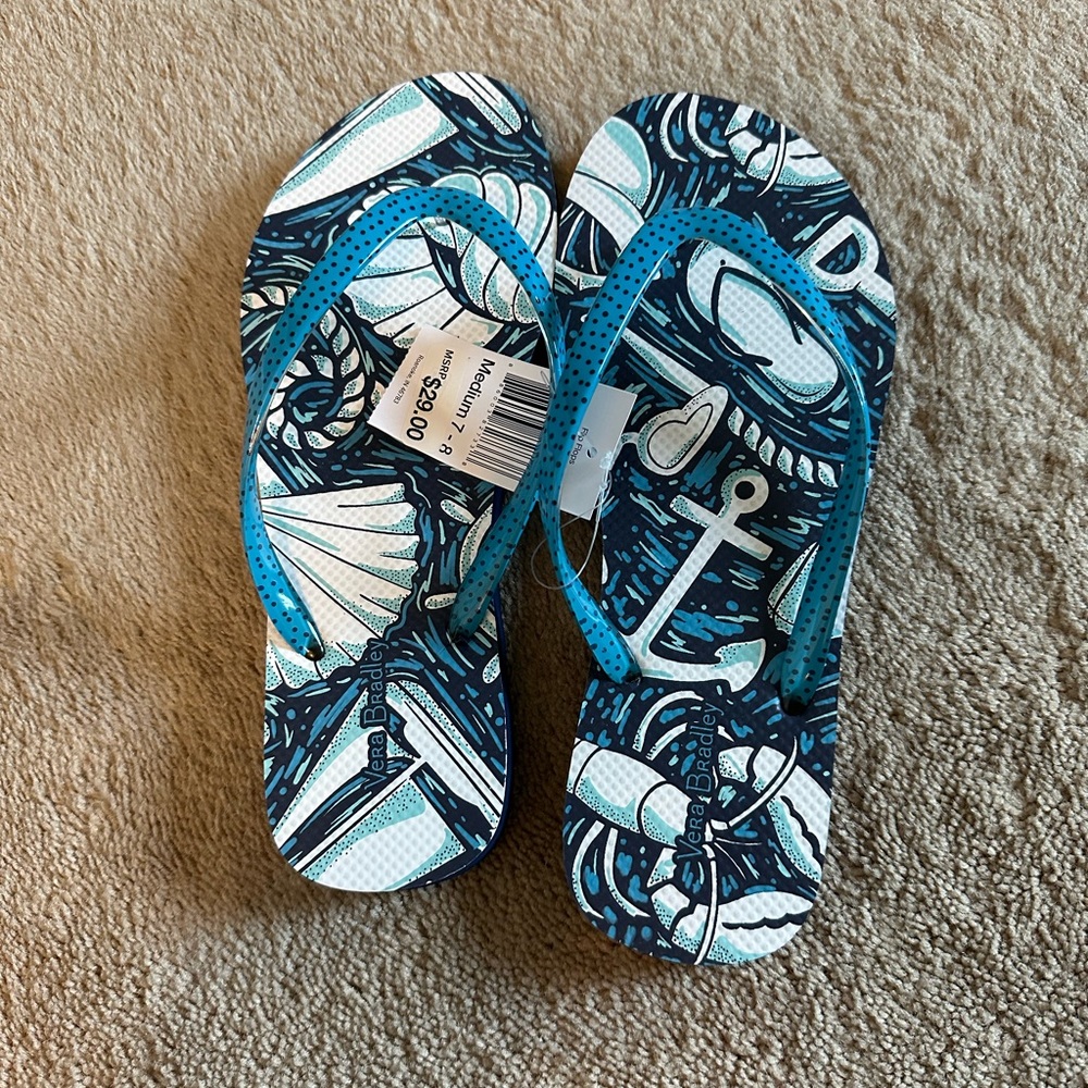 Vera Bradley Flip Flops - Picture 2 of 3